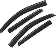 Wndow Visor Weather Shield Wind Deflector Compatible for Ford Ranger T9 2023 Wildtrak Sport XLT XLS XL Plus-XLT Doubel Cabin Accessories