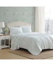 Laura Ashley 200 Thread Count Brinna Cotton Flannel Sheet Set