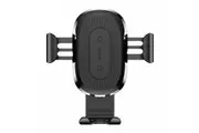 Phone Holder Baseus Qi Car Gravity Fast Charger Air Vent Mount for iPhone Silver