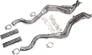 Shuogoufeng Store Manifold Downpipe For 2012-2023 Compatible With Mustang 5.0L GT V8 Equal Length SS304 Exhaust Manifold With Insulator
