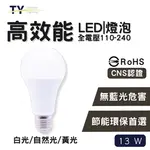 彩渝 16W 無藍光危害 高效能 LED燈泡 E27燈座 燈泡 全電壓100-240V