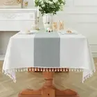 Rectangle Tablecloth for Dining Table Rustic Farmhouse Kitchen Table Cloth Co...