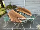 Clear Epoxy Resin Coffee Table, Epoxy Resin Center Wooden Table, Furniture Decor