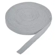 3/8"(1cm) 10 Yard Cotton Twill Tape Cotton Ribbons Bias Binding Tape Silver Grey