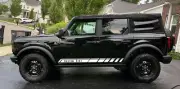 Bottom Stripe Vinyl Decal Sticker for Ford Bronco - Waterproof Custom