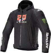 Alpinestars FQ20 Zaca Air Monster, textile jacket waterproof , color: Black/White , size: L