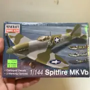 Minicraft 14704 1/144 scale Spitfire Mk Vb plastic model kit
