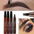 3D 4 Fork Microblading Tattoo Eyebrow Liquid Ink Pen Waterproof Brow W7X3 G8H3