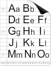 Avsty Magnetic Notebook Paper - Handwriting Lined Paper Dry Erase for Classroom, Magnetic Notebook Paper, Magnetic Lined Paper for Whiteboard,Teaching Supplies 17" x 22"