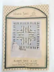 New MINERVA JANES Esther's QUILT KIT Penguins 54"x 54" Yellow Blue Black White