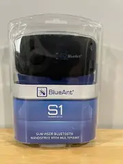 BlueAnt S1 Bluetooth Car Kit. Sun Visor Bluetooth Hands Free With Multipoint NEW