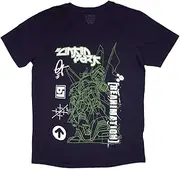 [Rock Off officially licensed products] Linkin Park Reanimation Robot Sketch T Shirt