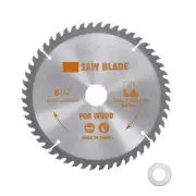 8-1/4-" Metal Cutting Circular Saw Blade 52T 1-" Arbor with Washer Adapter
