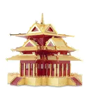 3d Metal Puzzle the Watchtower of Forbidden City Building Model Kit Diy for Adult Jigsaw Toy Birthday Gifts