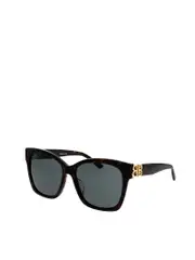 Balenciaga Dynasty Square Sunglasses BB0102SA in Brown