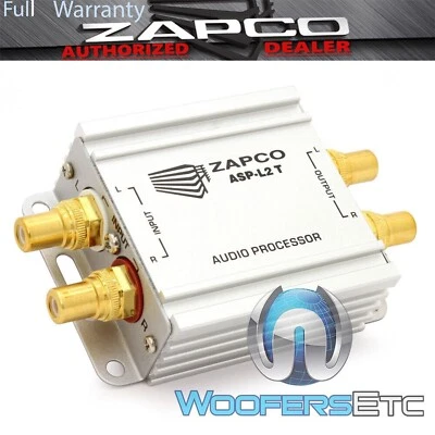 ZAPCO ASP-L2T 2-CHANNEL LINE NOISE FILTER LEVEL ADAPTER AUDIO PROCESSOR NEW
