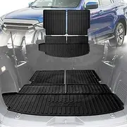 X-CAR Boot Liners for Isuzu MU-X MUX 2022-2025 Heavy Duty Cargo Trunk Mat Luggage Tray 3-Pcs Version