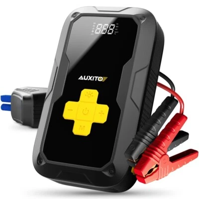 Portable Car Jump Starter 11200mAh & Inflator Tire Battery Pack Charger Booster