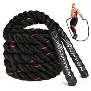 Weighted Jump Ropes for Men women, 2.8lb 3lb 5lb Heavy Skipping Rope for Exercis