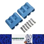 2 x 50A Blue 3 Pin Style Anderson Style Sockets Plugs 50Amp for Caravan&Camping