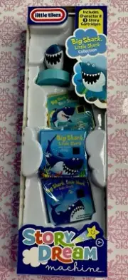 Little Tikes BIG SHARK LITTLE, Story Dream Machine Cartridges & Character Figure