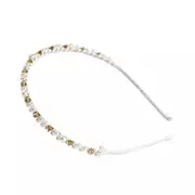 Inca Metal Tiara With Beads 1 U