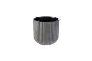 Linen House Vincent Stoneware Planter Plant Pot 14cm Home/Garden Decor Charcoal