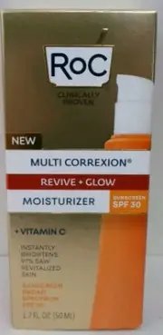 RoC Multi Correxion Revive + Glow Moisturizer SPF30 1.7 Fl.Oz SEE EXP INSIDE