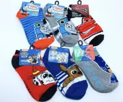 6 Pairs Boys Paw Patrol PJ Masks Thomas Tank Engine Cars McQueen Socks Size 6-8