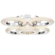 Telbix Lighting Luna 5 Ring Tri-Colour LED CTC Light - Chrome