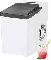 countertop ice Machine Ice Maker Commercial 15kg Small Dormitory Household Mini Student Fully Automatic Round Ice Cube Making Machine ice Maker Machine