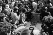 Pedro Rodriguez Lucien Bianchi's Ford GT40 Le Mans 1968 Old Motor Racing Photo