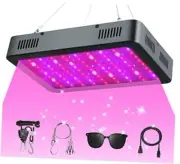 1200W LED Grow Light, Full Spectrum Plant Light with Daisy Chain, Grow Lights
