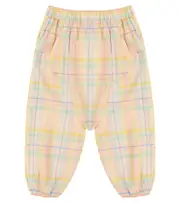 [The Animals Observatory] The Animals Observatory Buffalo checked cotton pants Y 10 multicoloured