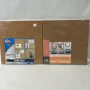 Quartet, The Board Dudes 8 Cork Board Tiles 12x12 Wall Bulletin Boards Corkboard