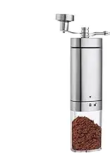 Manual Coffee Grinder - High Precision Stainless Steel Hand Coffee Mill Tool - Compact Multifunctional for Working Home Traveling Camping
