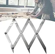 Center Finder, Picket Master Pro 3 Point Center Finder Stainless Steel Center Finder Tool, Equidistant Measuring Tool, Equally Spaced Points Measuring Tools for Woodworking Precise Measurements,