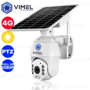 4G Solar Camera Battery PTZ CCTV SIM card Security Construction Site Farm Remote