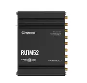 Teltonika RUTM52 Dual 5G Router, 5G dual SIM/ESIM cellular, 5 Gigabit Ethernet ports, Backward compatible with 4G(LTE Cat 20) RUTM52100000
