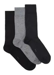 Falke Happy Cotton-blend Socks - set of Three - Black - 9-12 9-12