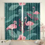 Lotus Leaf Reef Sky 3D Curtain Blockout Photo Printing Curtains Drape Fabric