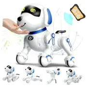 Remote Control Robot Dog Toy for Kids 5-7 Years Old, Pet Puppy Robotic Bule