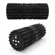Electric Foam Roller for Deep Tissue Muscle Massager 5 Speeds Vibrating Fitness Yoga Roller with Music(1Pack-Black)