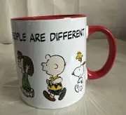 Peanuts Coffee Mug - It's Really A Good Thing That People Are Different