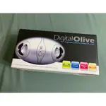 【二手】DIGITAL OLIVE 雙聲道攜帶式多媒體MP3喇叭（銀色）