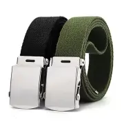 Unisex New Military Canvas Belt Military Men's Outdoor Training Belt