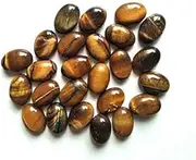 [HOSEKI] Excellent Quality Tiger's Eye Gemstone 5ct to 6ct, Crystal, Crystal