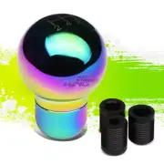 M8/M10/M12 UNIVERSAL ALUMINUM RACING 5-SPEED GEAR SHORT SHIFTER KNOB NEO CHROME