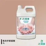 防疫小尖兵 次綠康 乾洗手家庭號－4L 除菌液 滅菌液 抗菌液 消毒液 防疫抗菌 除菌