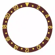 Bezel Insert For Rolex GMT Master II 16713 16718 16700 16710 16760 Brown Gold